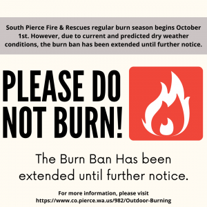 Burn Ban Extension